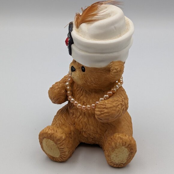 Chapeau Noelle by Lucy Rigg Carrie Bear Figurine 1994, Limited Edition - Picture 3 of 10